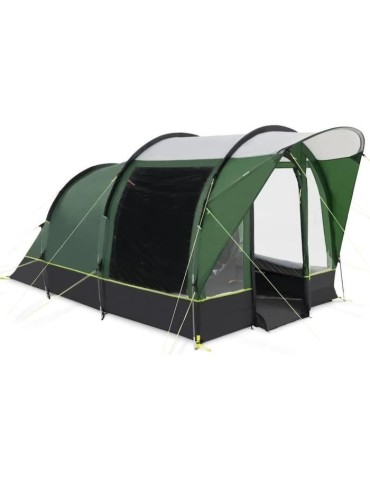 Tente de camping a arceaux - 3 places - KAMPA - Brean 3 - Vert et noir