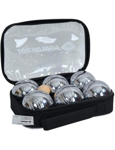 Schildkrot Funsport Set de boules de pétanque Argent et Noir - 4000885700084