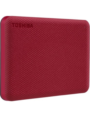 Disque dur externe - TOSHIBA - Canvio Advance - 1 To - Rouge