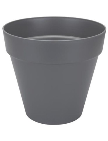 ELHO Pot de fleurs rond Loft Urban - Ø 30 cm - Gris anthracite