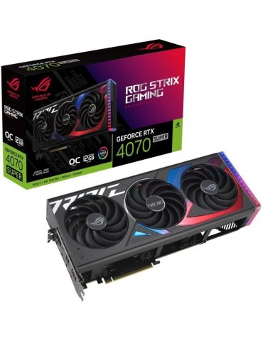 ASUS - Carte Graphique - ROG-STRIX-RTX4070 SUPER-O12G-GAMING