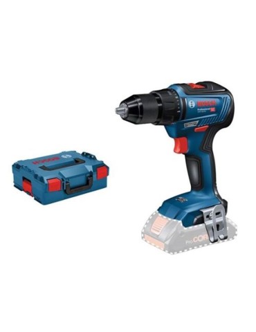 Perceuse-visseuse a percussion 18V GSB 18V-55 (sans batterie ni chargeur) + coffret L-Boxx - BOSCH - 06019H5303