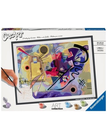 CreArt grand format 30x40 cm Kandinsky, Des 12 ans, 23650, Ravensburger