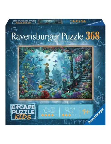 Puzzle Escape Enfant Au royaume sous-marin, Puzzle 368 pieces, Des 9, 13395, Ravensburger