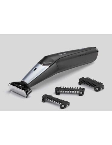 BABYLISS - Tondeuse barbe hybride - 100% étanche - autonomie 90min - Triple S - noir/gris - T880E