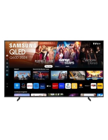 TV QLED Samsung - 50 Hz - 55Q60D - 55 (140 cm) - 4K UHD 3840x2160 - HDR - Smart TV Tizen - Gaming Hub - 3xHDMI - WiFi