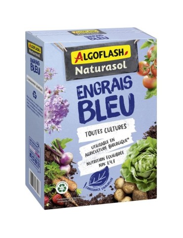 Engrais Bleu - Algoflash Naturasol - 100% Naturel - 1,5 kg