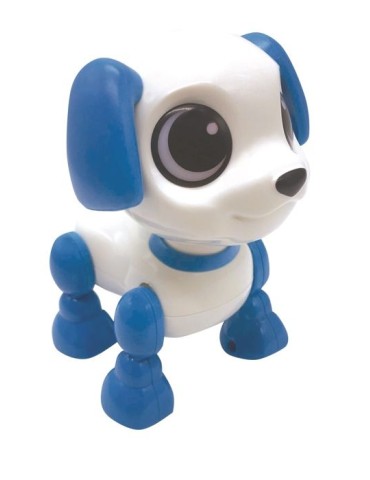 Power Puppy Mini - Chien robot avec effets lumineux et sonores, contrôle par claquement de main, répétition