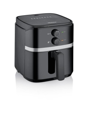 Friteuse a air chaud SEVERIN FR2452 - 5L - Friteuse sans huile - Multicuiseur - Temps et Thermostat réglables - Noir