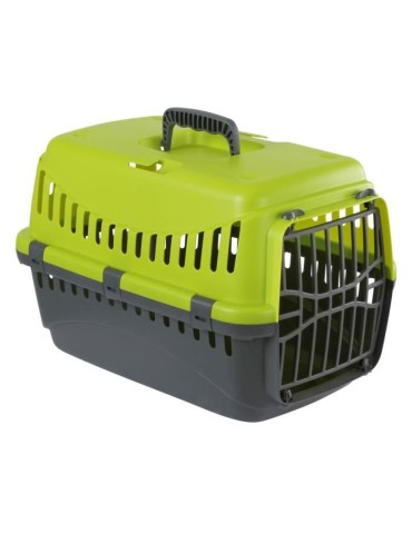 KERBL Box de transport Expedition pour chien - 48x32x32cm - Vert et gris foncé