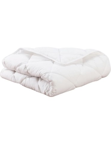 Couette - 75x120cm - MON P'TIT DODO - Chaude - 100% Polyester Fibre creuse siliconée - 1 personne - Blanc