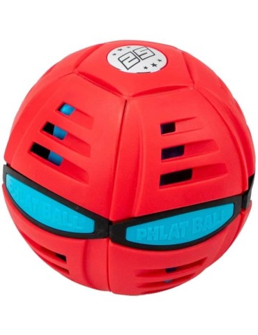 Phlat Ball Junior - Wahu - Classic Red - Disque qui se transforme en balle - Mixte - 5 ans et plus