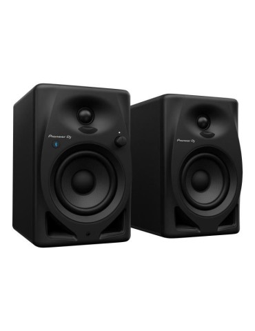 Paire d'enceintes de monitoring Pioneer DJ DM-40D-BT - Bluetooth - Bass Reflex - 2x19W - Mode DJ ou Production - Noir