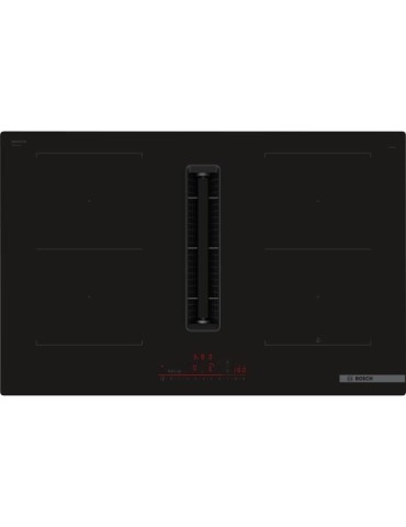 Table induction Aspirante - BOSCH SER6 - PVQ811H26E Noir - 4-foyers - Home Connect - L802xP522 mm