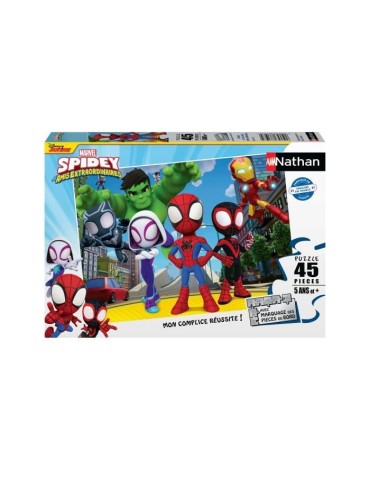 Puzzle Spidey et ses amis 45 pieces - Dessins animés et BD - NATHAN - A partir de 5 ans