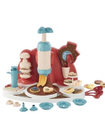 Smoby - Playset Biscuit factory - Fabriquer ces gâteaux - Livre de recettes inclus - Nombreux accessoires