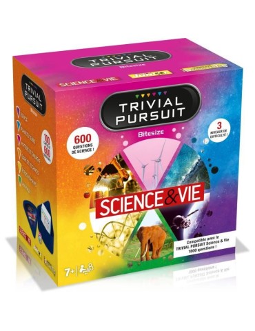 Trivial Pursuit Voyage Science & Vie - Jeu de société - WINNING MOVES - Trivial Pursuit avec 600 questions sur la Science & Vi