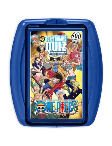 Quiz One Piece - Jeu de quiz - WINNING MOVES - Quiz illustré sur l'univers One Piece avec 500 questions.