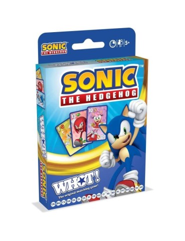 Whot! Sonic the Hedgehog - Jeu de cartes - WINNING MOVES - Jeu de cartes aux couleurs de Sonic pour toute la famille.