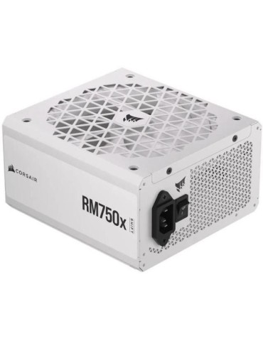 CORSAIR - Bloc d'alimentation - RM750x Shift White Cybenetics - ATX entierement modulaire - Certifié Gold 80 Plus - 750 watts