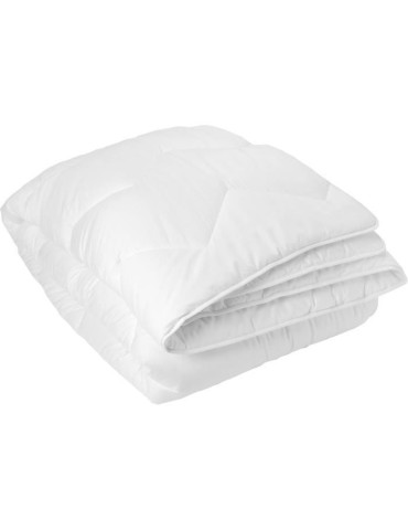 TOISON D'OR - Couette Bamboo tempérée (300g/m²) - 220x240cm - Chaleur tempérée - Viscose de bambou - 2 personnes - Blanc