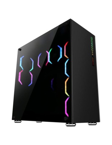 ABKONCORE BOITIER PC R780 Sync - rétro éclairage RGB - Noir - Verre trempé - Format E-ATX (ABKO-RMS-780-SYNC)