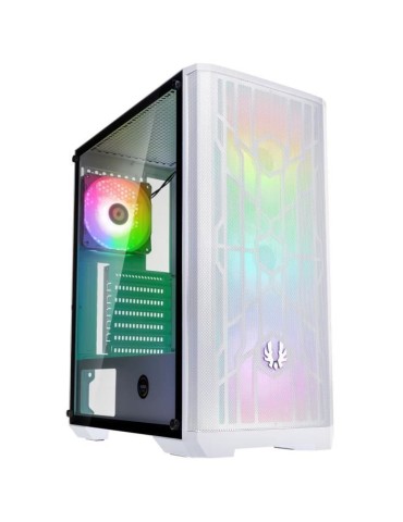 BITFENIX Nova Mesh SE TG 4ARGB (Blanc) - Boitier sans alimentation - Moyen tour - Format ATX