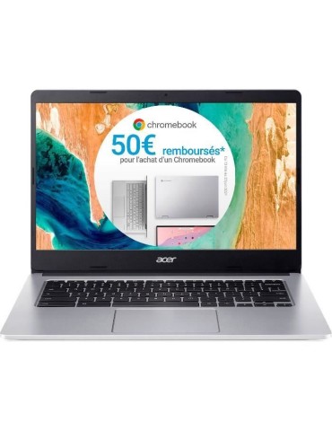 PC Portable - ACER - Chromebook 314 CB314-2H-K04F - 14 FHD - MTK MT8183 - RAM 4 Go - Stockage 32 Go - ChromeOS - AZERTY