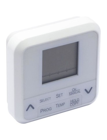 Thermostat digital - CHACON - 1150 W - 7 programmes - Blanc