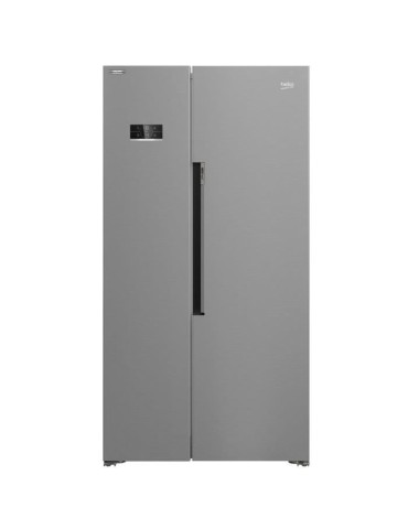 Réfrigérateur Side by Side pose libre - BEKO - GN1603140XBN - Classe E - Froid ventilé - 580 L - 70,5 x 91 x 179 cm - Métal