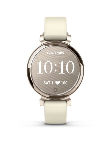 Montre connectée - GARMIN - Lily 2 - 25,4 x 21,3 mm - Cream Gold avec bracelet Blanc coco