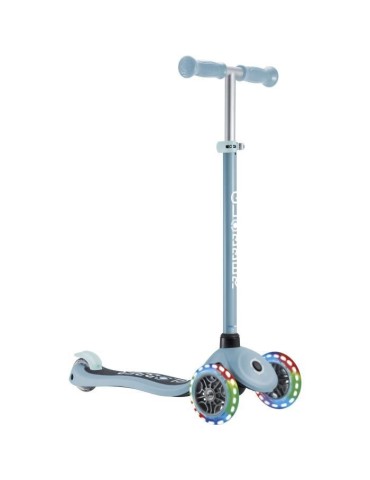 Trottinette 3 roues - GLOBBER - PRIMO LIGHTS - Bleu - Roues lumineuses - 2 a 7 ans - 50 Kg