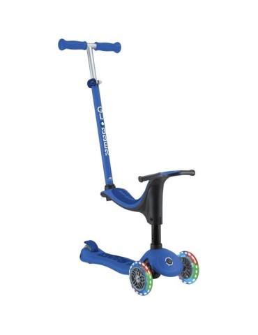 Trottinette 3 roues évolutive - GLOBBER - SPORTY LIGHTS - Bleu - Lumineuses - Porteur, draisienne, trottinette - Siege - des 15