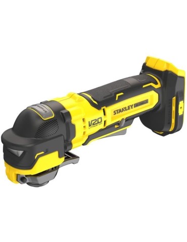 Outil Oscillatoire Brushless - STANLEY FATMAX V20 - SFMCE510B-XJ - Lithium 18V - Sans Batterie