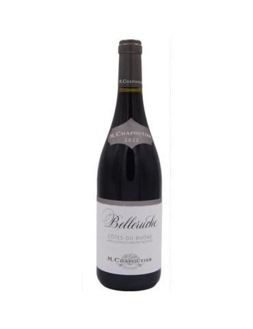 Maison Chapoutier Cuvée Belleruche 2022 Côtes-du-Rhône - Vin rouge de la Vallée du Rhône