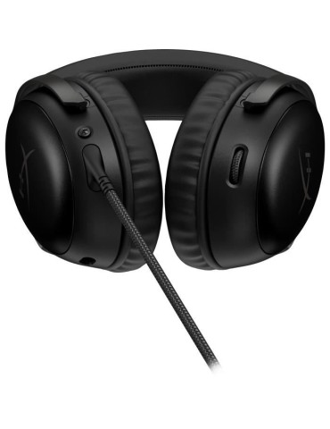 Casque gaming fermé HyperX Cloud III (noir) avec son spatial DTS Headphone:X et micro amovible a réduction de bruit