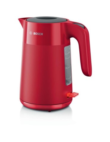 Bouilloire - BOSCH - TWK2M164 MyMoment - Rouge Mate - indicateur de tasses - niveau d'eau visible au niveau de la poignée