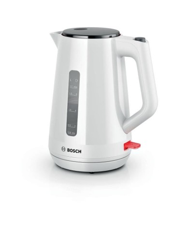 Bouilloire - BOSCH - TWK1M121 MyMoment - Blanche - capacité 1,7L - base 360° - rangement du cordon -3 sécurités automatiques