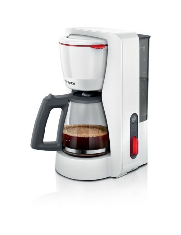 Cafetiere Filtre - BOSCH - TKA3M131 MyMoment - Blanche - verseuse verre - fonction Aroma Plus - maintien au chaud jusqu'a 60 min