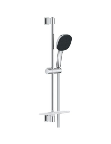 Ensemble de douche avec pommeau 2 jets, barre, flexible et tablette - GROHE Vitalio Comfort 110 26929001 - Economie d'eau - Chro