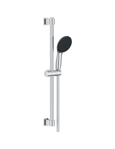 Ensemble de douche avec pommeau 2 jets, barre 60cm et flexible - GROHE Vitalio Start 110 26951001 - Economie d'eau - Chromé