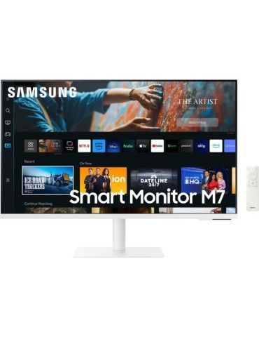 Ecran PC - SAMSUNG - Smart Monitor M7 - BM700 - 32 UHD 4K 3840x2160 - 60Hz - VA - 4ms - Noir - HDMI + Télécommande