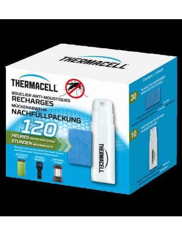 THERMACELL THRECHARG120 - Recharges de 120 heures - Anti Moustiques & Moustiques Tigre