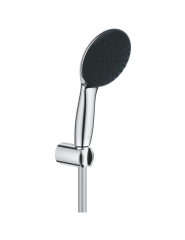 Ensemble de douche avec pommeau 1 jet Pluie, support et flexible 1,75m - GROHE Vitalio Start 110 27944001 - Economie d'eau