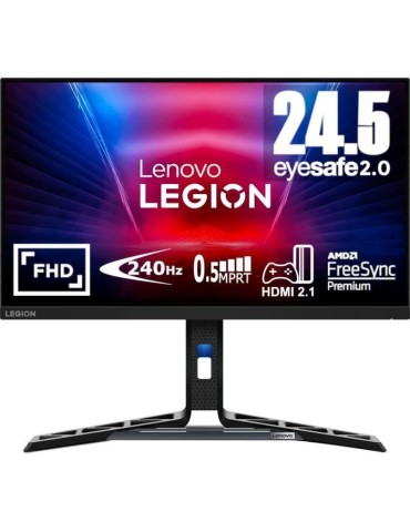 Ecran PC Gamer LENOVO Legion R25f-30 - 24,5 VA - FHD - 0,5ms - 240Hz - 2 x HDMI 1 x DP - AMD FreeSync Premium