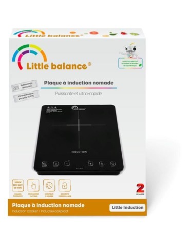 Plaque de cuisson - LITTLE BALANCE - 8575 - Little induction - 2000 W - 1 foyer - Noir