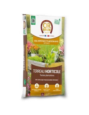 Terreau horticole - OR BRUN - OBRTHOR20N - 20 L