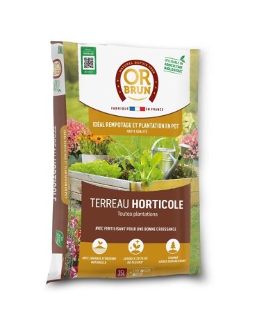 Terreau horticole - OR BRUN - OBRTHOR35N - 35 L