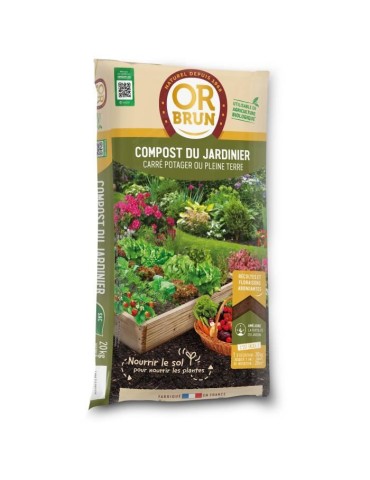 Compost du jardinier - OR BRUN - OBRACOJA20N - 20 L