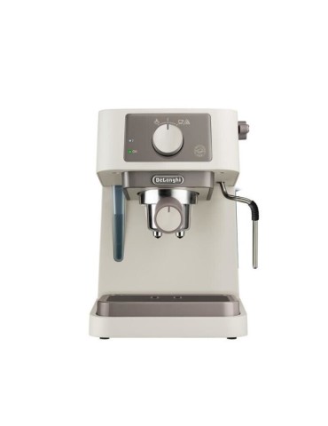 Machine a expresso - DELONGHI - STILOSA EC235.CR - Solo pompe - Bouilloire inox - Compatible ESE - Buse vapeur - Finition creme